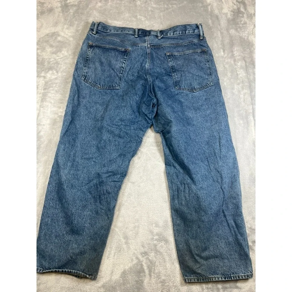 Gap Baggy Fit Jeans Mens 40x30 Skate Streetwear Light Wash Denim